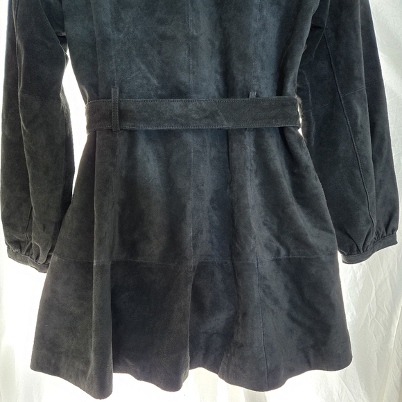 Adorable Bernardo Suede Dress Coat EUC 😍 - Picture 9 of 13